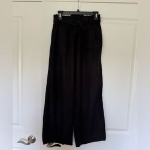 Guess Black Wide Legged Pants